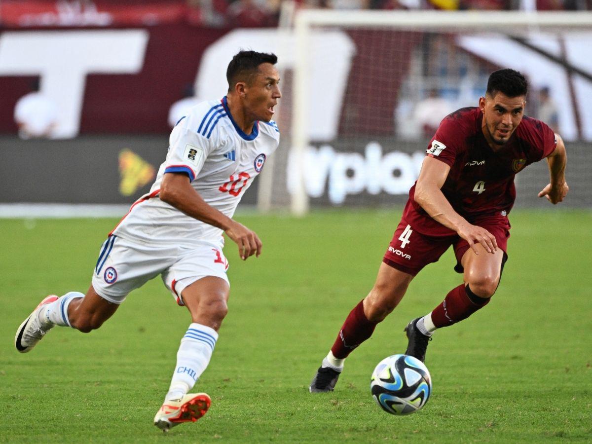 Venezuela gana 3-0 a Chile en las eliminatorias Conmebol