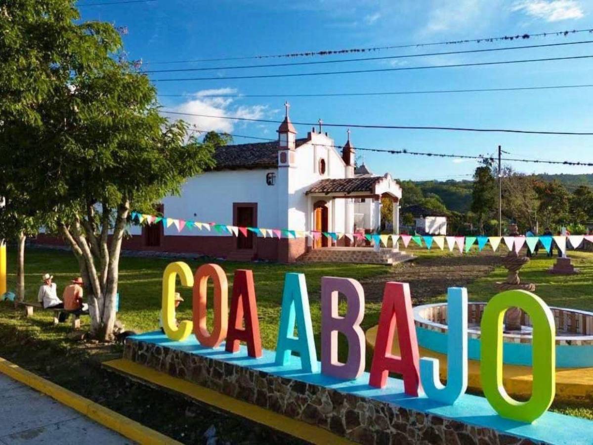 Así luce la aldea Coa Abajo con sus proyectos de desarrollo y  embellecimiento