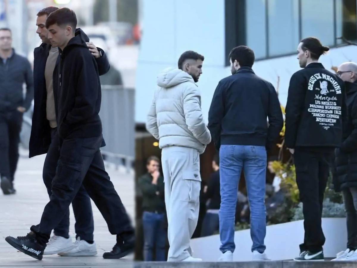 Llenos de dolor: Así fue la llegada de los jugadores del Barcelona al velorio de Carles Miñarro