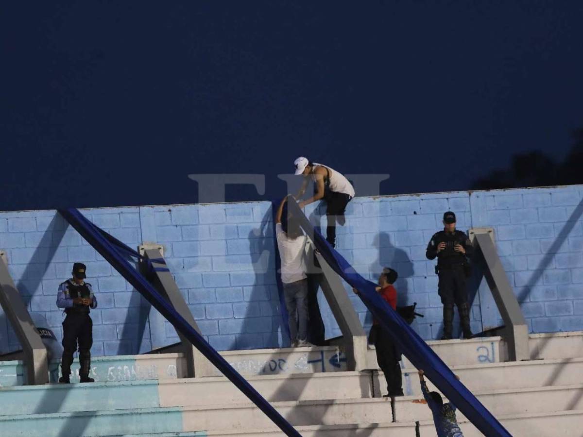 Esposa de directivo sorprende y aficionado puso en riesgo su vida: Ambiente del Motagua vs CAI