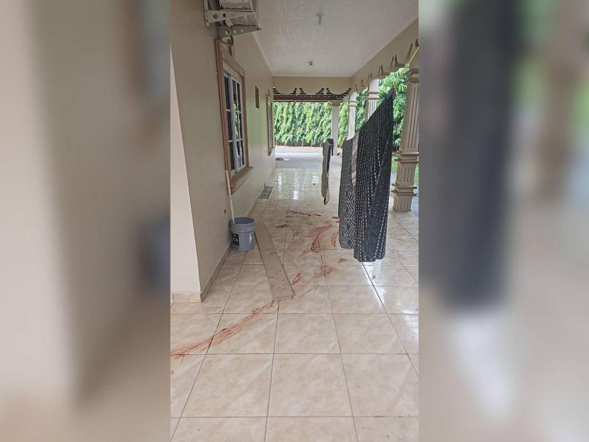 Salen a la luz fotografías del interior de la vivienda donde fue el enfrentamiento en Corinto