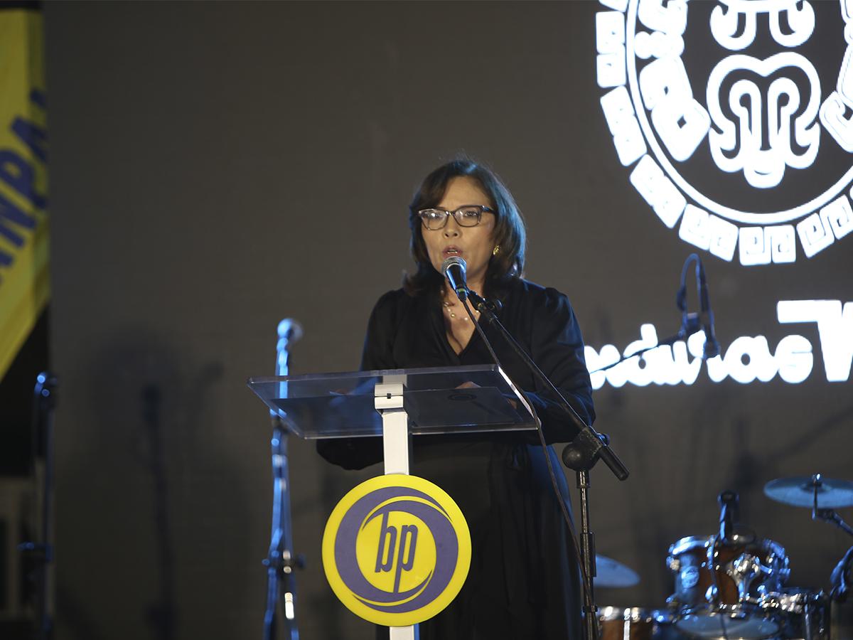 <i>Nidia Manzanares, Gerente Corporativo de Mercadeo y Comunicaciones de Banpaís, destaca el compromiso del banco con la cultura hondureña.</i>