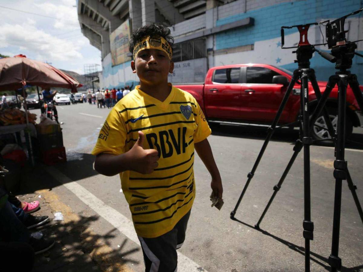 La furia aurinegra llega al Estadio Nacional para la final Olimpia vs Real España