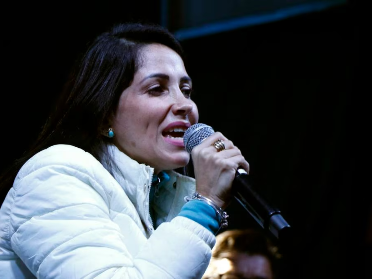 La presidenciable ecuatoriana Luisa González denuncia amenazas de muerte