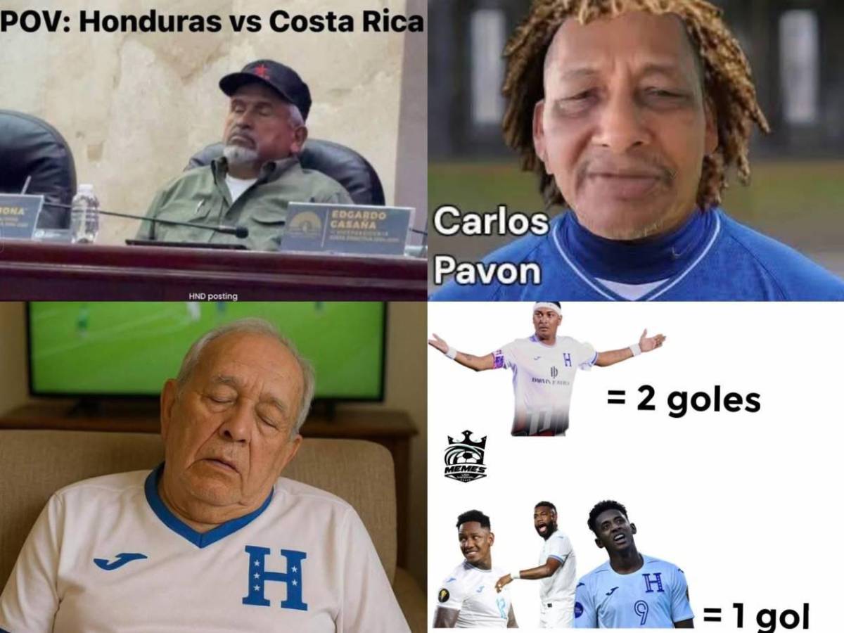 ¡Para reír! Los divertidos memes que dejó el aburrido empate entre Honduras y Costa Rica