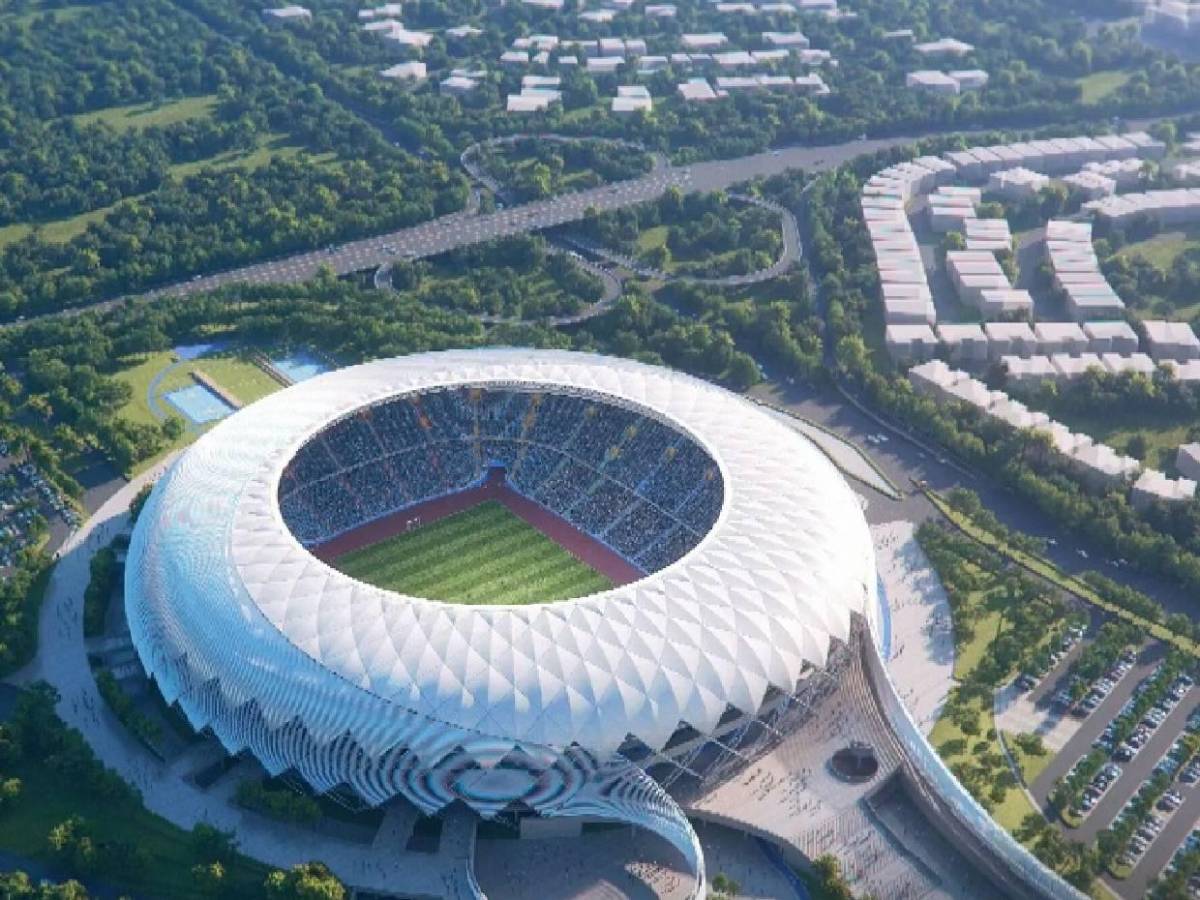El Salvador hace historia: Así avanza la construcción del estadio más grande de Centroamérica