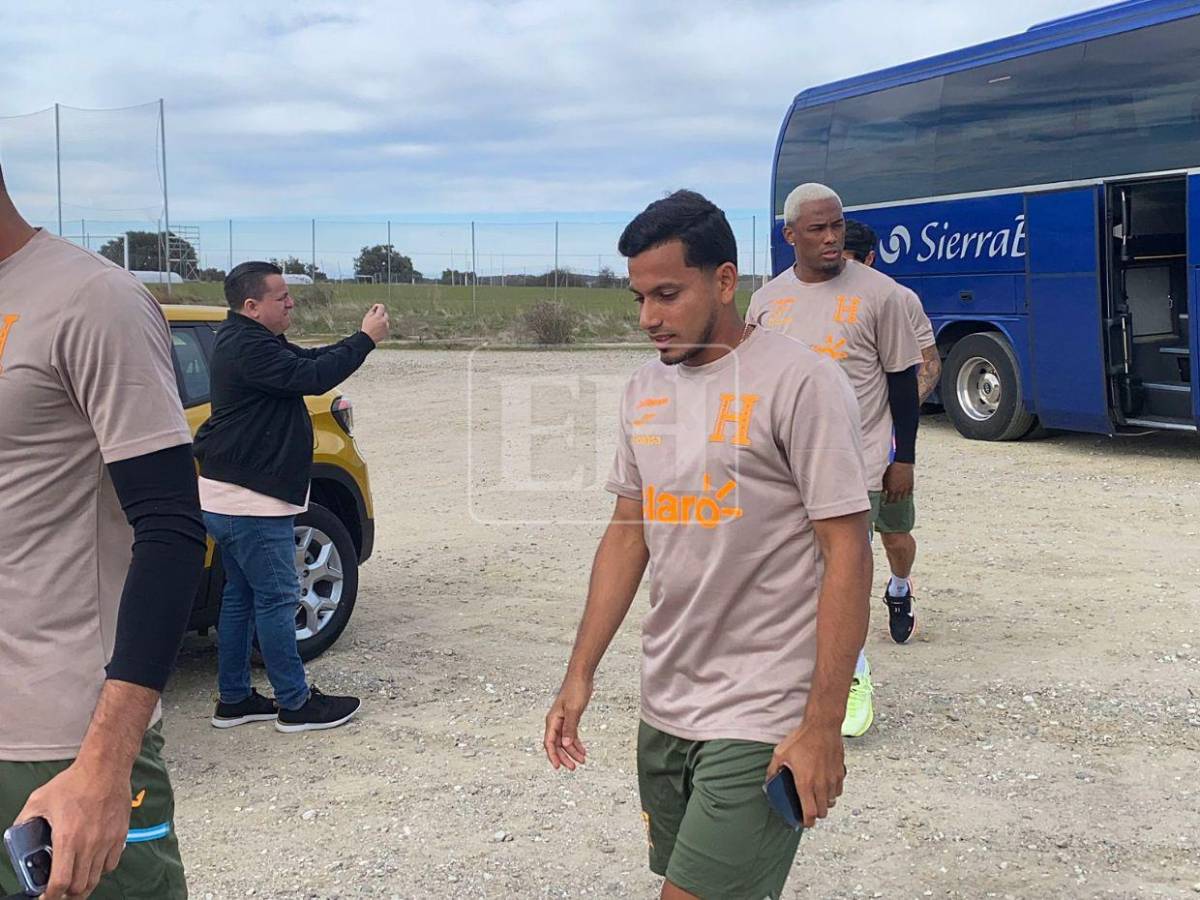 Clima frío y novedades: así fue el tercer día de entrenamiento de Honduras en España