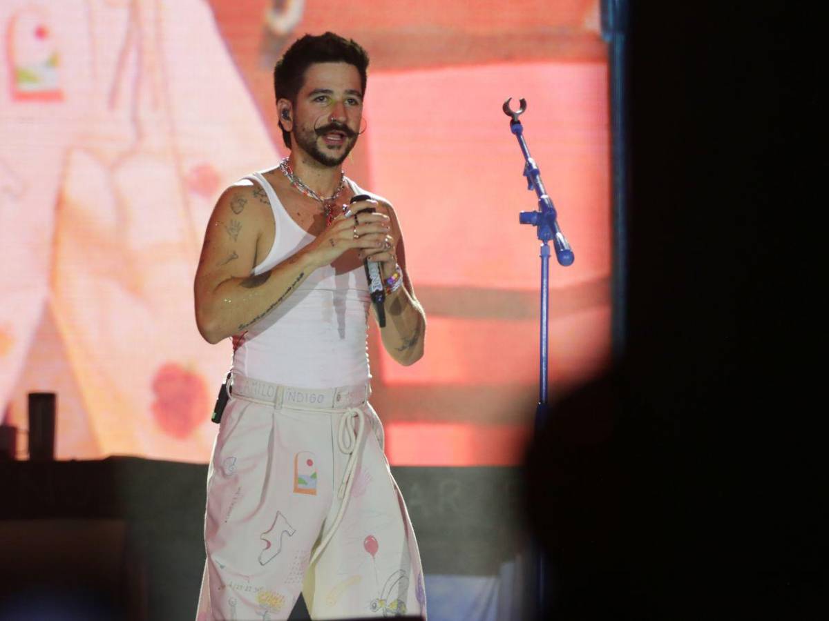 Las imágenes que dejó el concierto de Camilo en Honduras