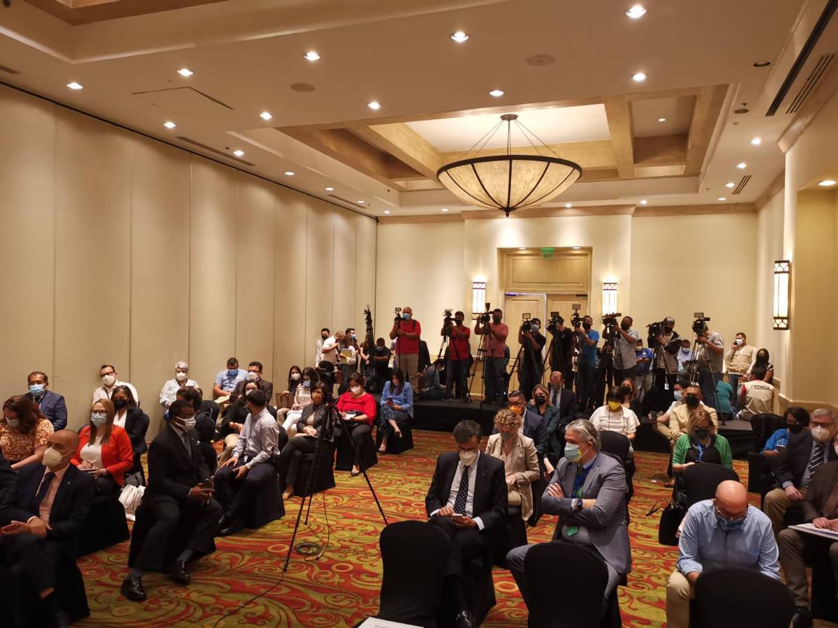 La presentación del informe se realizó en un hotel capitalino.