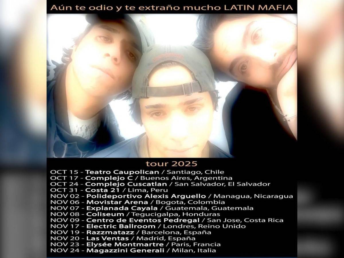 Latin Mafia en Honduras: lugar, fecha, precio de los boletos y otros detalles del concierto