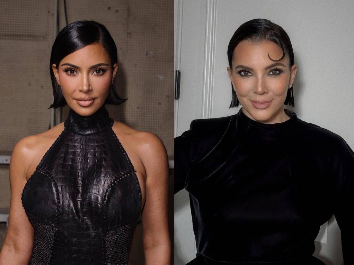 Kim Kardashian reacciona al rejuvenecido look de Kris Jenner