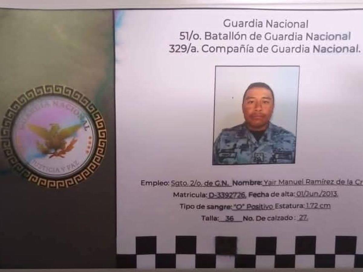 Asesinan a agente de la Guardia Nacional de México; presunto agresor la acosaba