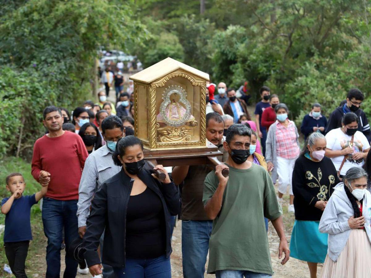 Aniversario Virgen de Suyapa: la reina de El Piligüín revive la fe en el lugar donde se hizo catracha