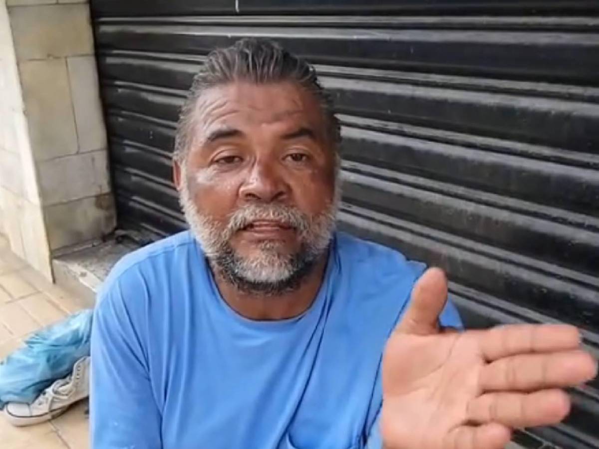 Exjugador de Liga Nacional perdido en los vicios: Vive en la calle y es captado en penoso estado