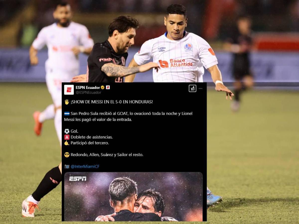 Reacción de la prensa tras la exhibición de Messi ante Olimpia: “Cátedra en Honduras” Reacción de la prensa tras la exhibición de Messi ante Olimpia: “Cátedra en Honduras”