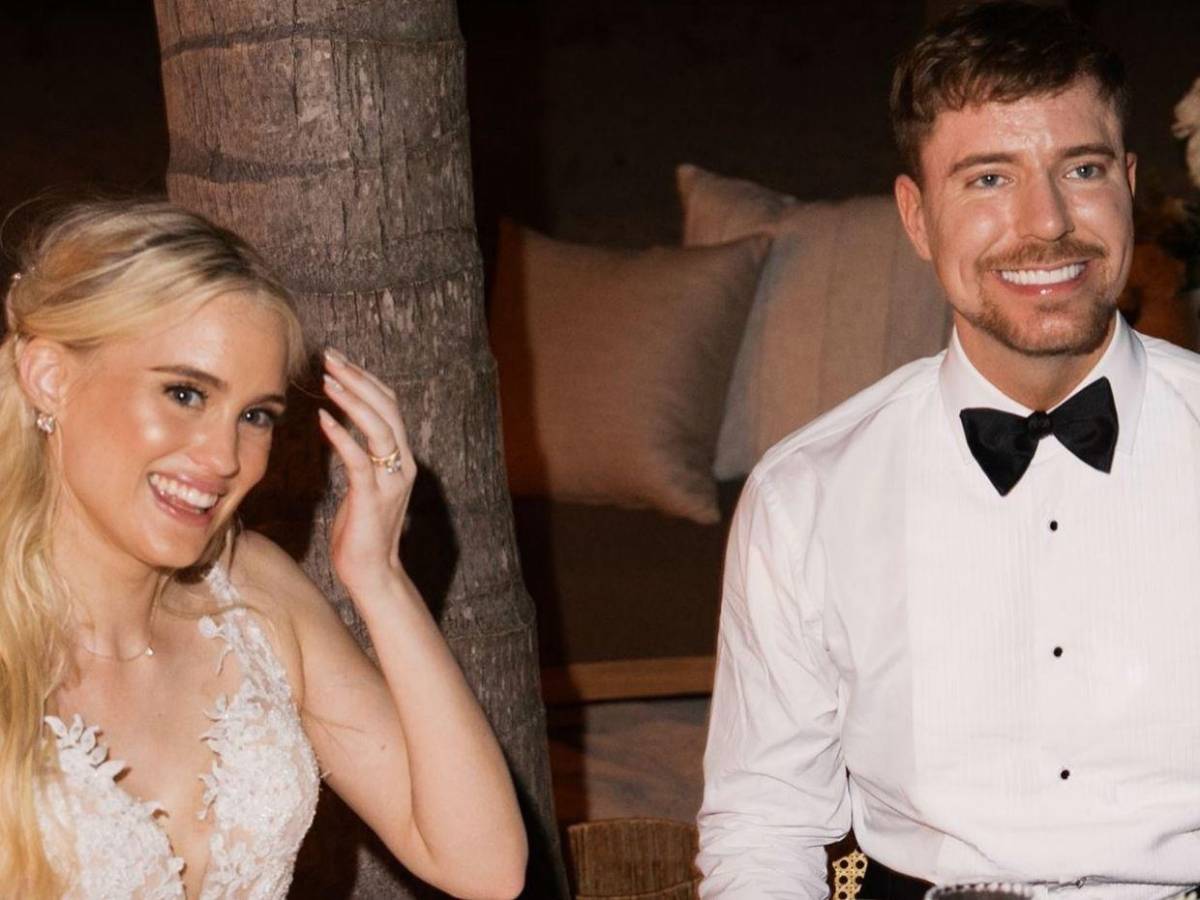 MrBeast revela las primeras fotografías de su íntima boda con Thea Booysen