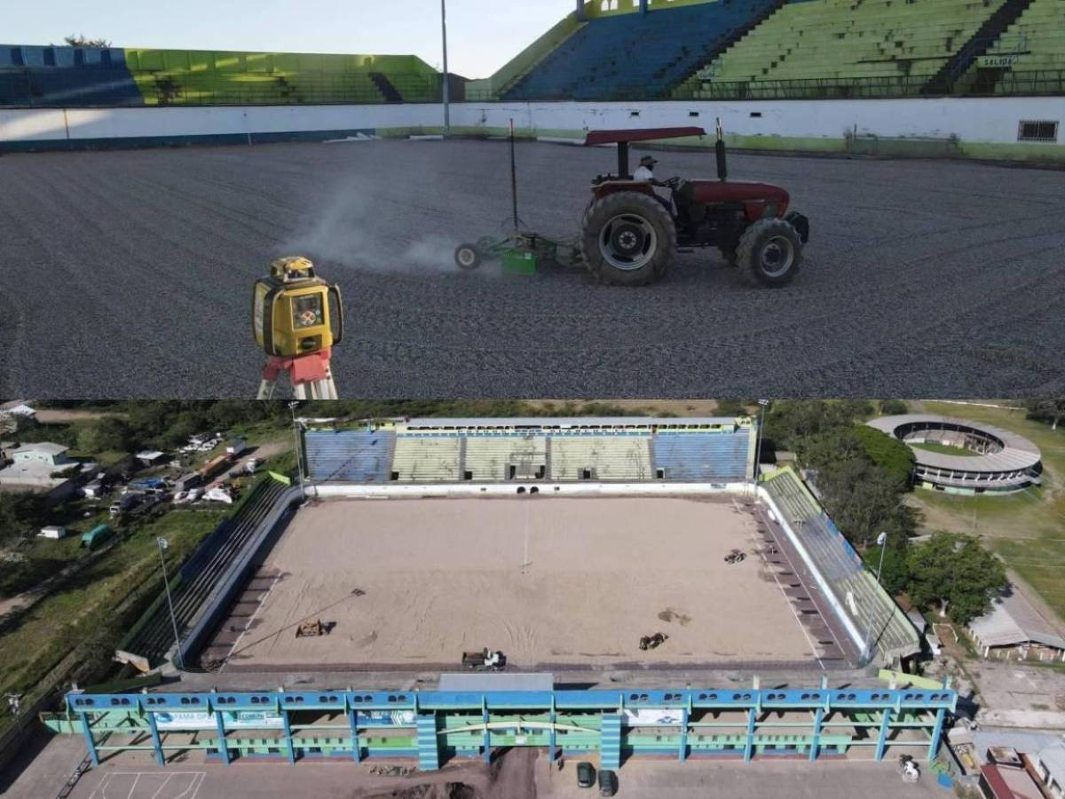 Así avanzan los trabajos de renovación en el estadio Juan Ramón Brevé: Será una belleza