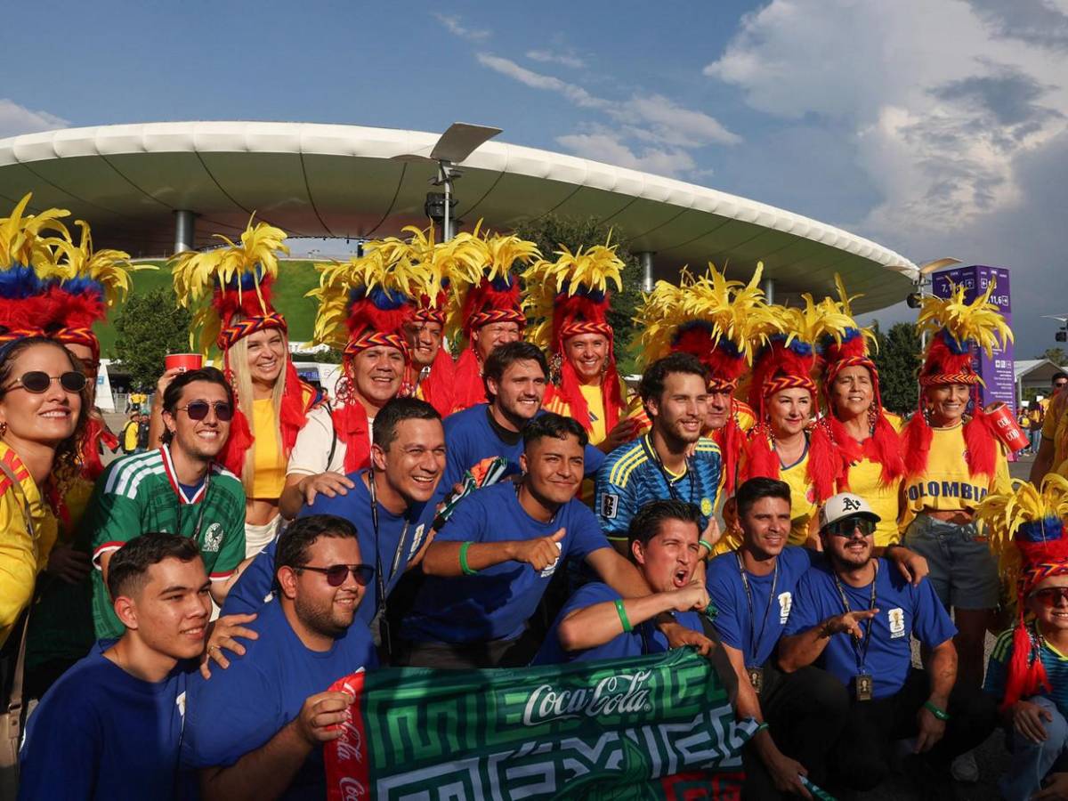 La colorida previa de Colombia ante RD Congo por la clasificación anticipada