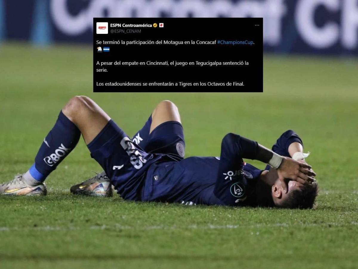 “Fracaso azul” Así reaccionó la prensa tras la eliminación de Motagua en Champions de Concacaf