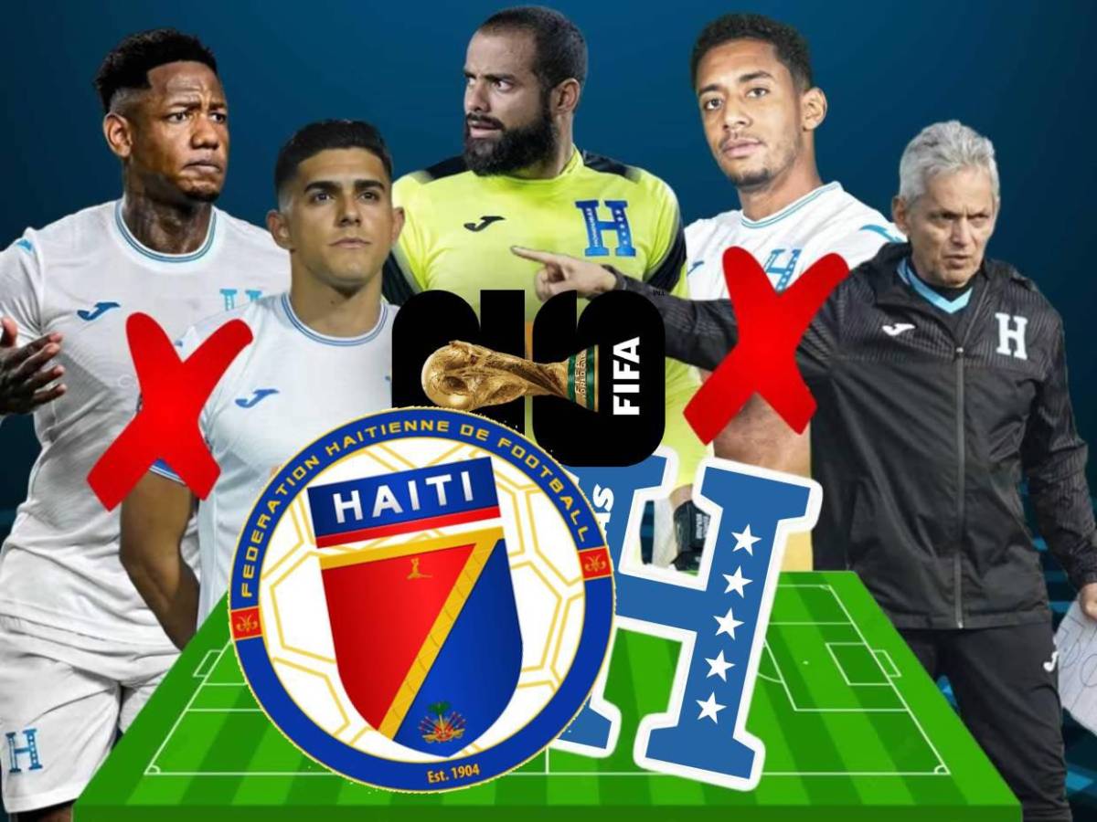 Nadie esperaba estos cambios: El 11 titular de Honduras para jugar ante Haití en Eliminatoria