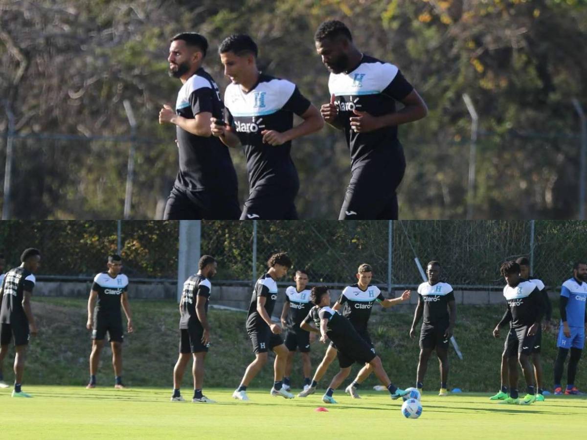 Caras nuevas, visita sorpresa y gran ambiente en primer entreno de la Selección de Honduras