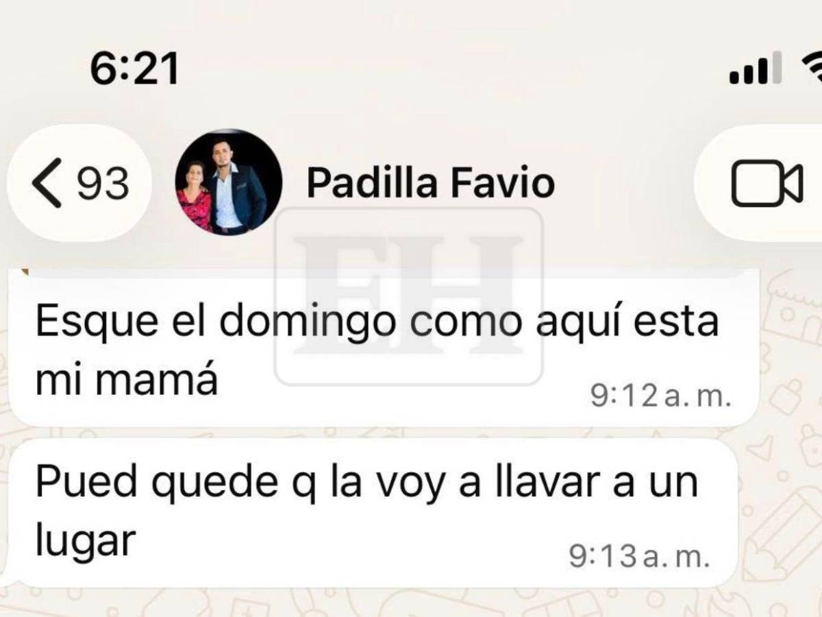 Salen a la luz mensajes de Favio Padilla antes de ser asesinado junto a su madre