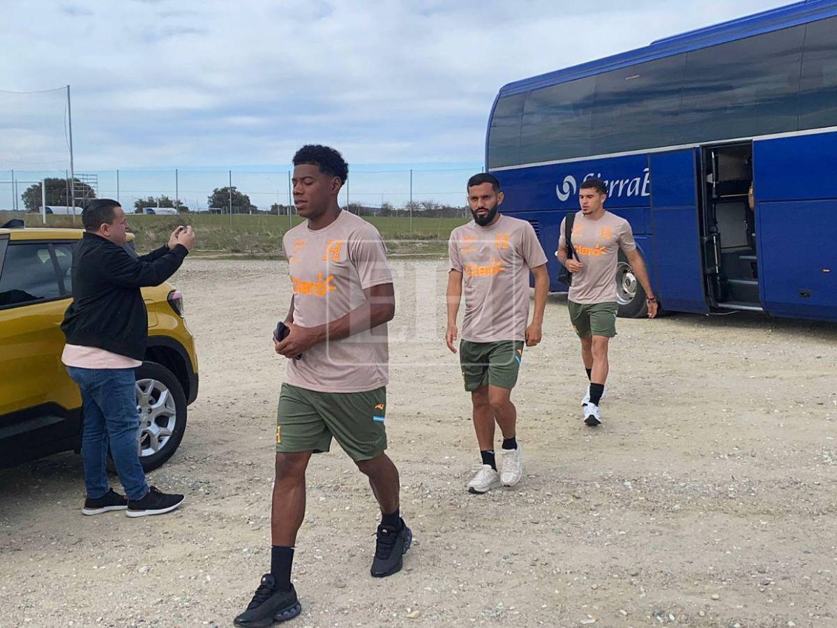 Clima frío y novedades: así fue el tercer día de entrenamiento de Honduras en España