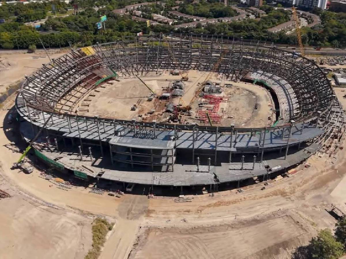 Estadio más grande de Centroamérica: Así avanza la construcción del moderno recinto en El Salvador