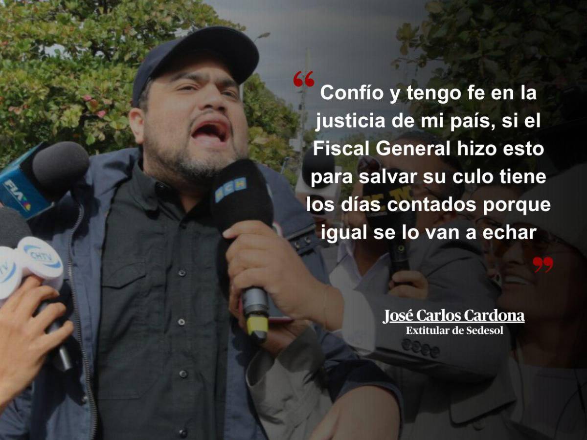 Las explosivas frases de José Carlos Cardona tras su entrega voluntaria en la Corte Suprema