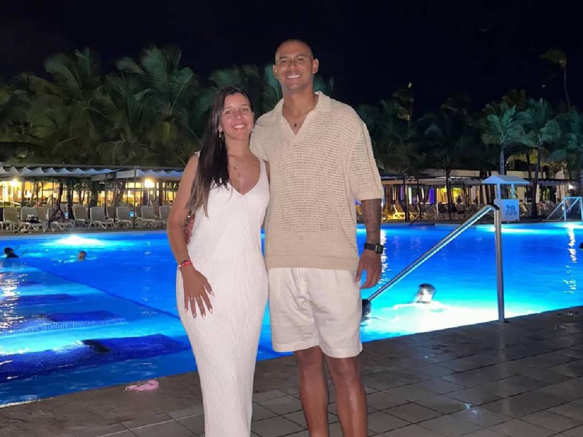 Así es la bella novia del nuevo jugador de Motagua, Diego Ledesma