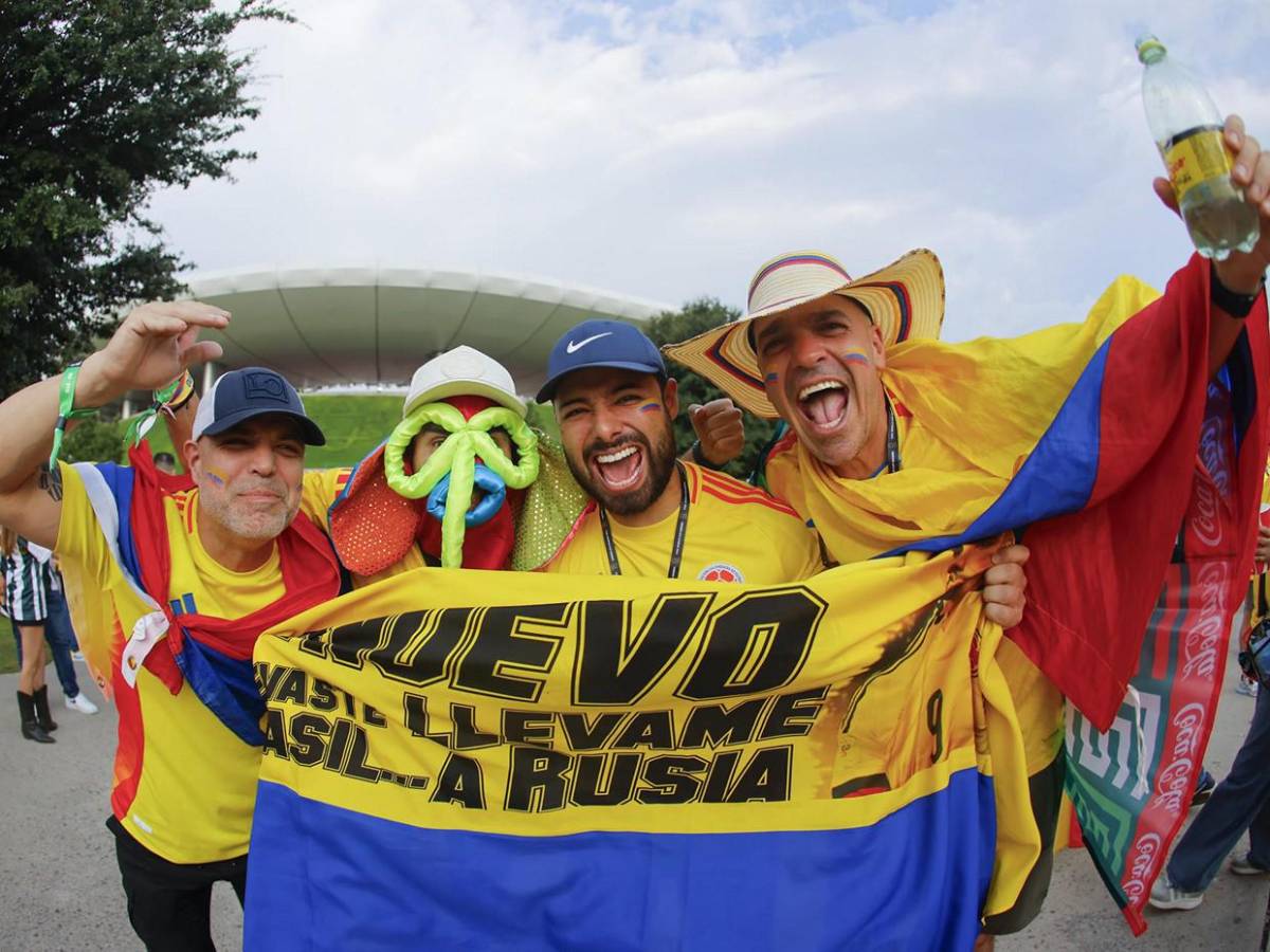 La colorida previa de Colombia ante RD Congo por la clasificación anticipada