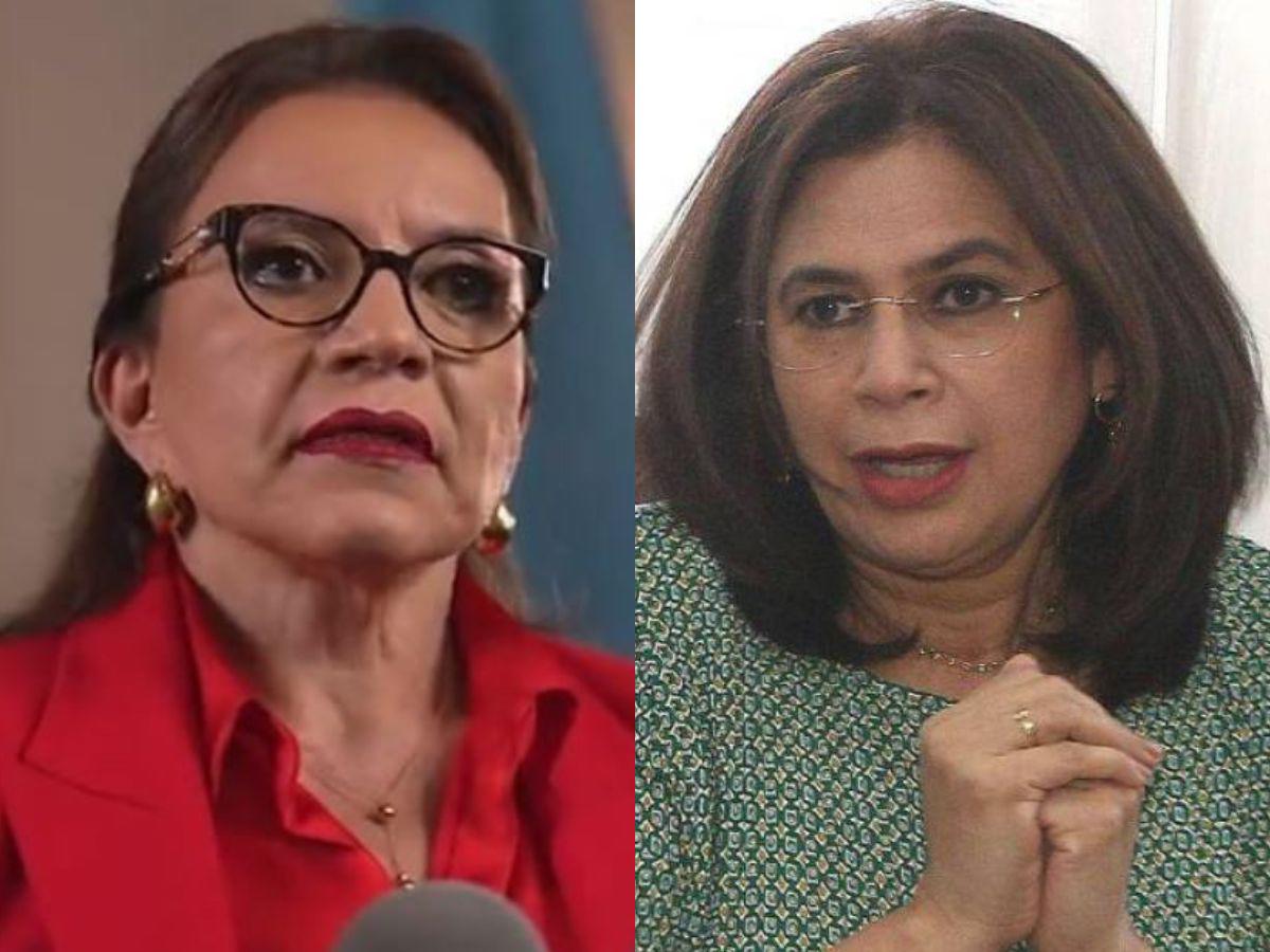 Xiomara Castro se solidariza con Rixi Moncada por muerte de su madre: “nuestro corazón la acompaña”