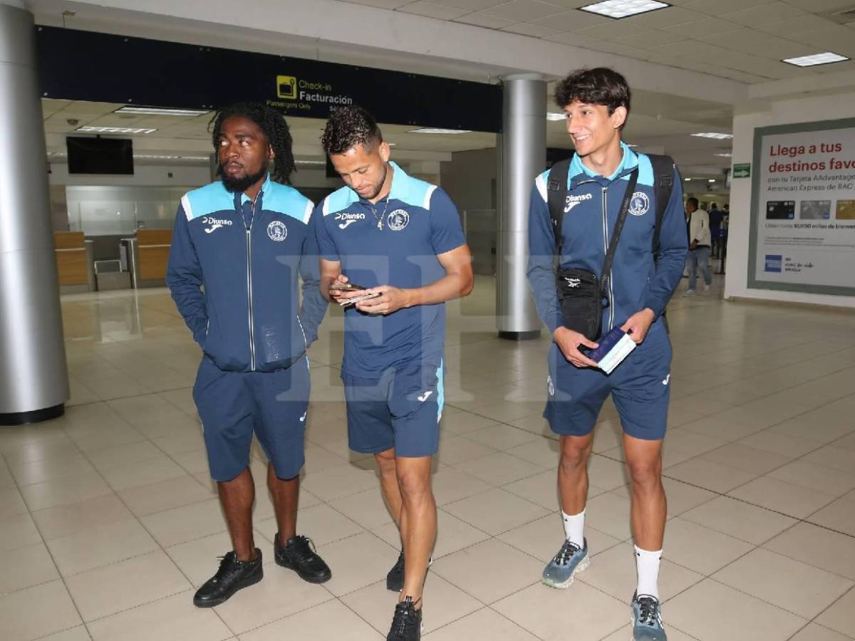 Emilio sorprende y futbolistas que no viajan: Así fue la salida de Motagua rumbo a Belice