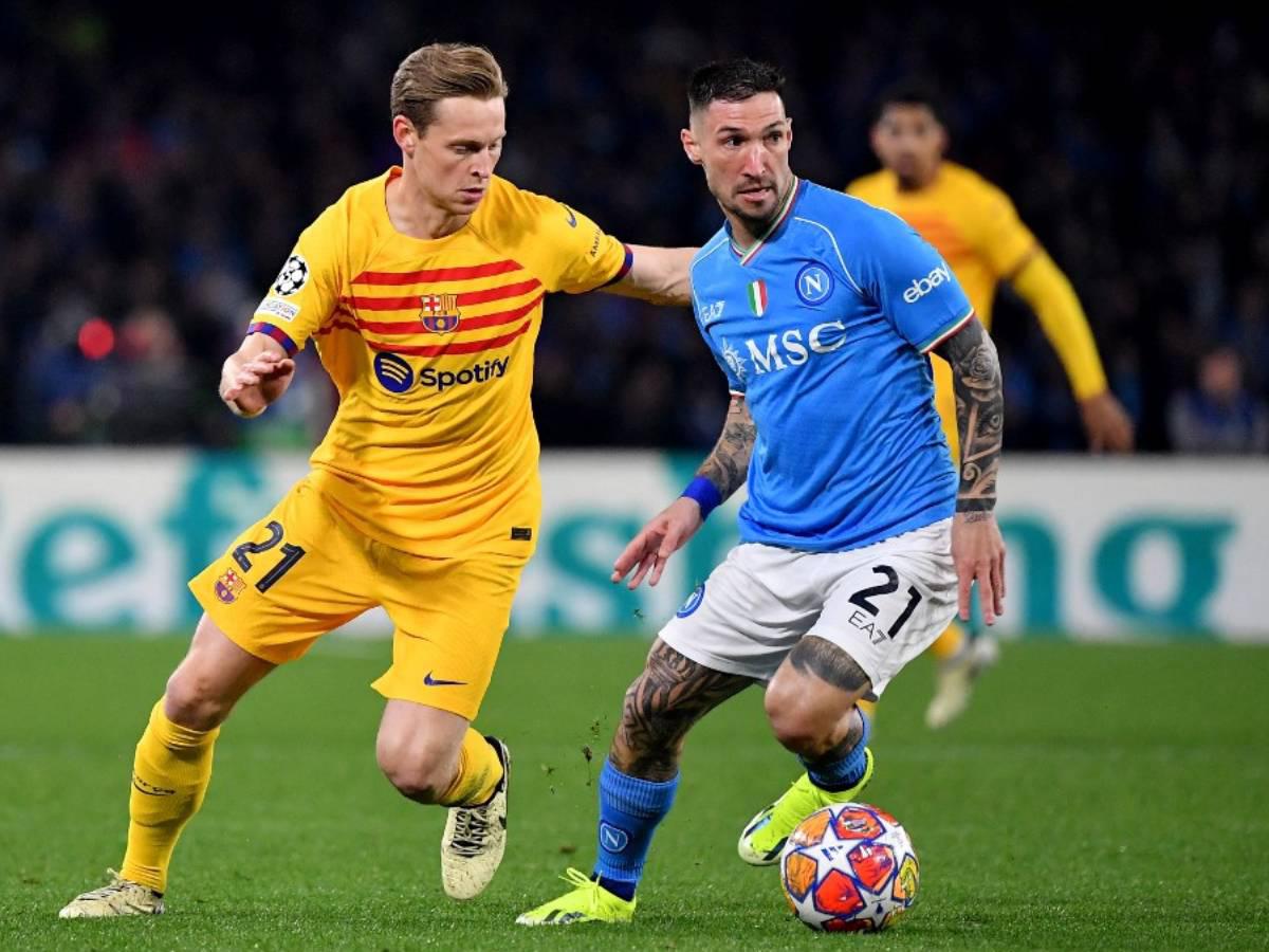 Nápoli y Barcelona igualan en ida de octavos de Champions