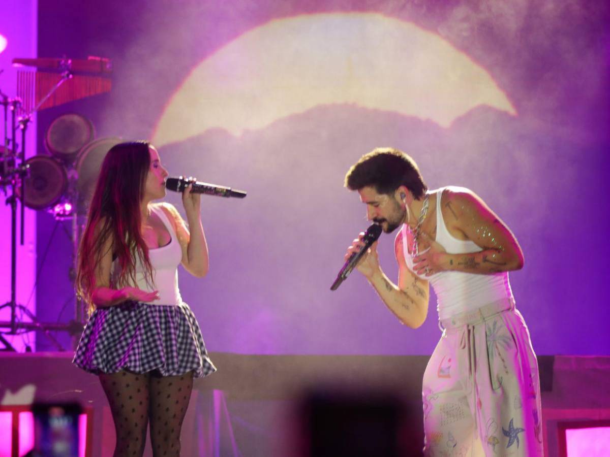 Las imágenes que dejó el concierto de Camilo en Honduras