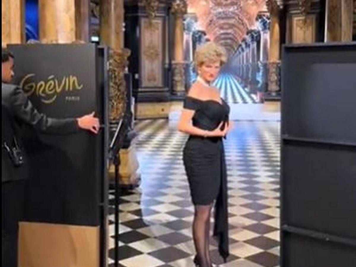 Así luce Lady Diana con su vestido de la venganza en figura de cera