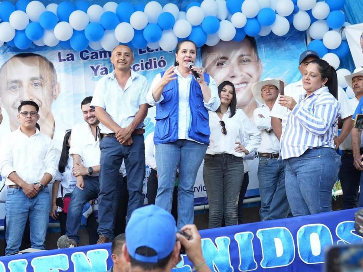 Ana García cierra su campaña visitando Lempira y Choluteca