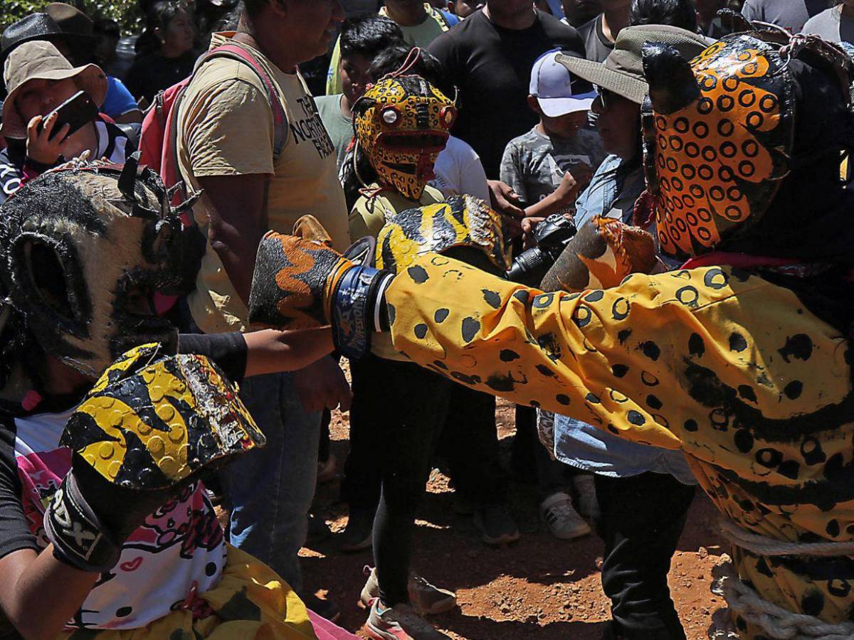 Pelea de jaguares: el ritual ancestral con el que invocan la lluvia en el sur de México