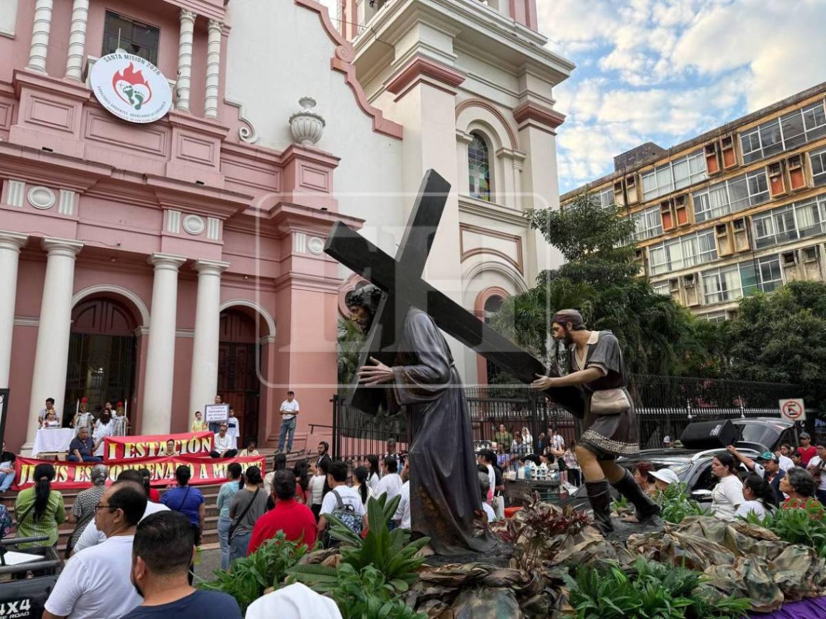 Fe y reflexión: SPS revive en sus calles el doloroso camino al Gólgota con Viacrucis