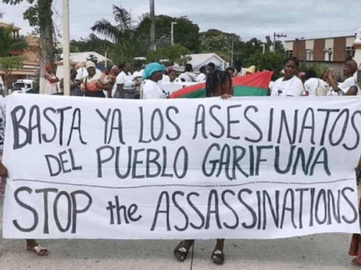 “Están matando y desapareciendo a nuestra gente”: condenan crimen de dirigente garífuna en Triunfo de la Cruz