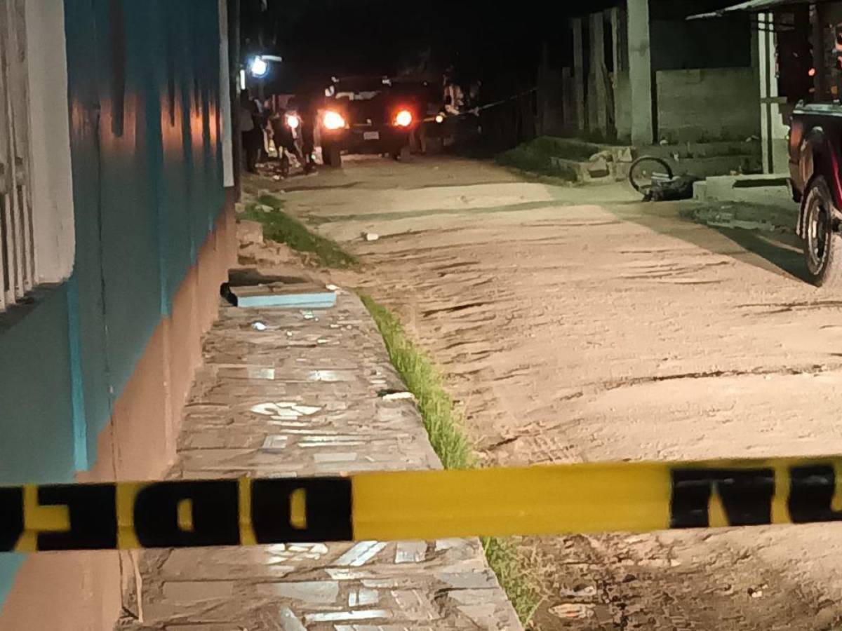 Fuerte tiroteo deja dos hombres muertos en la Rivera Hernández de San Pedro Sula