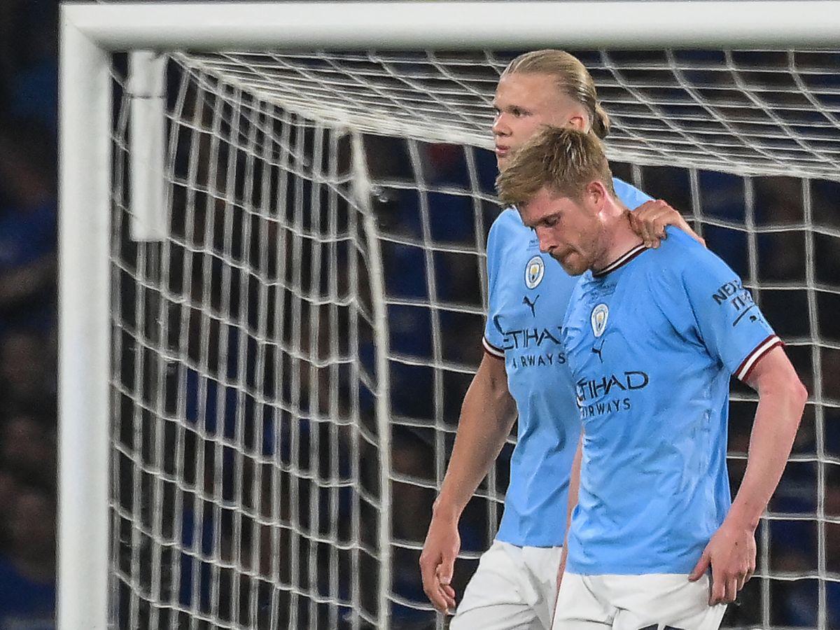 De Bruyne, sustituido por lesión en la final de Liga de Campeones