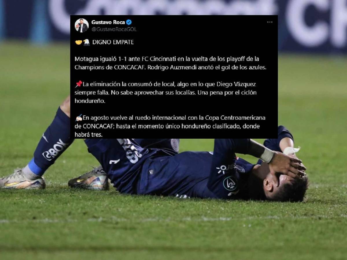 “Fracaso azul” Así reaccionó la prensa tras la eliminación de Motagua en Champions de Concacaf