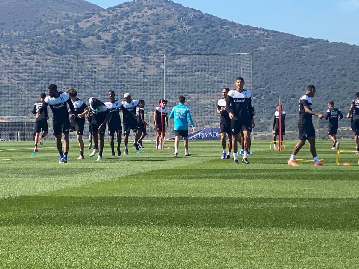 Tecnología de punta y nuevo cuerpo técnico: Honduras da un salto en su segundo entreno en España