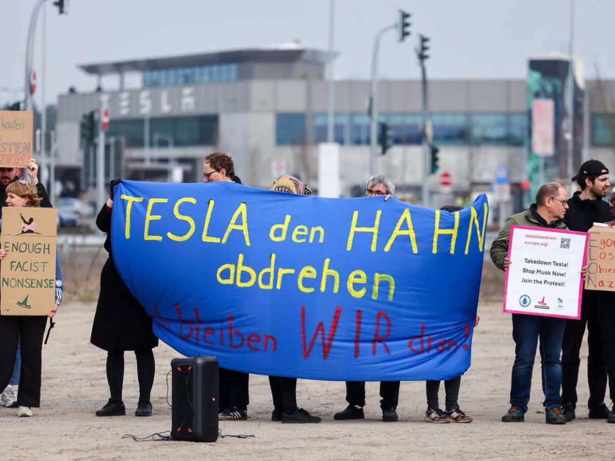 Día de protesta global contra Musk: Europa contra Tesla