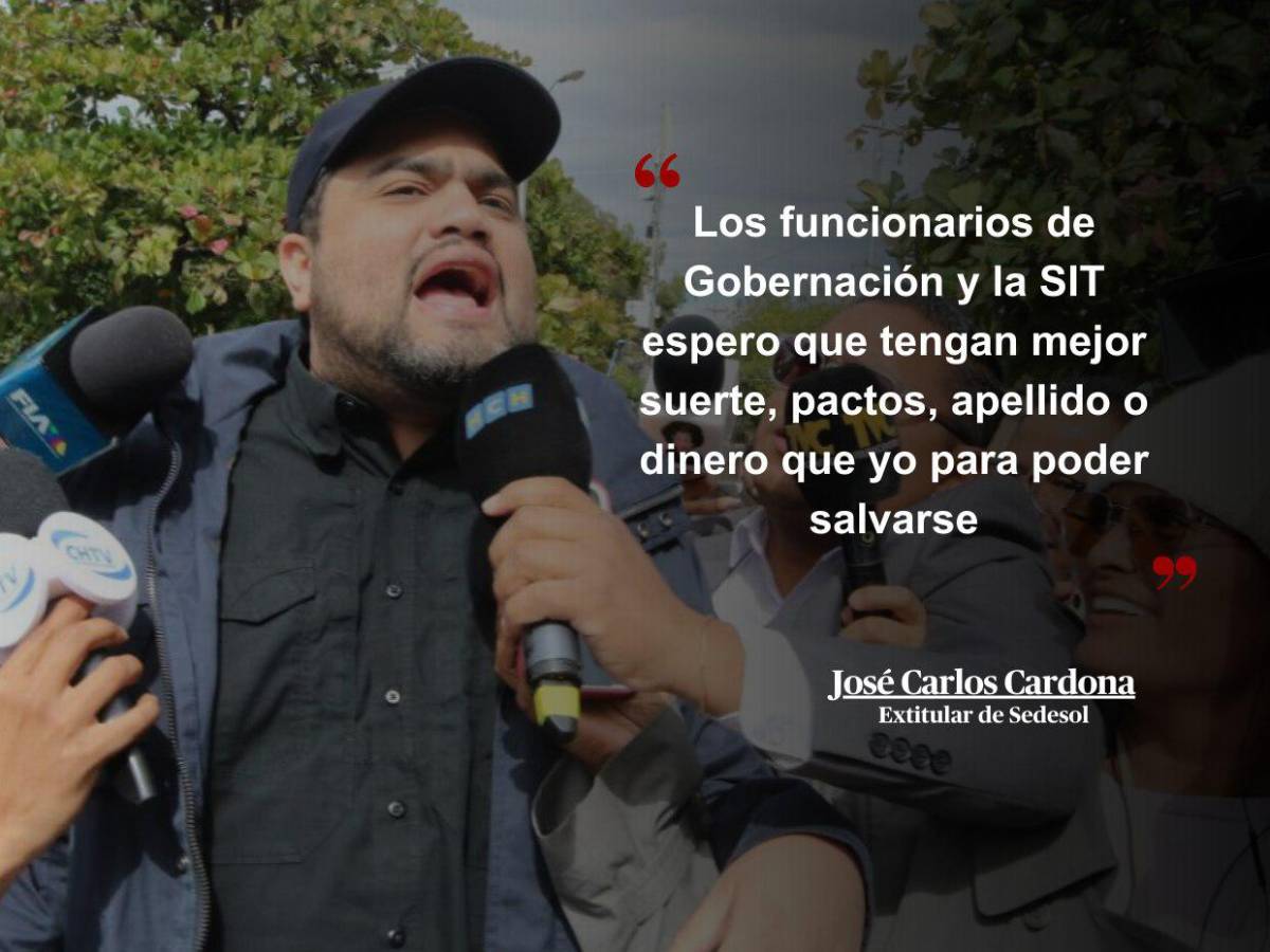 Las explosivas frases de José Carlos Cardona tras su entrega voluntaria en la Corte Suprema