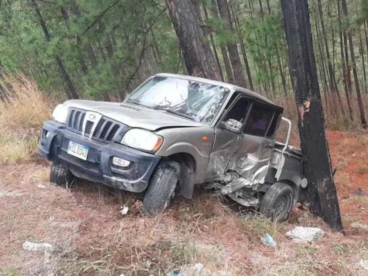 Así fue el accidente del Primi Maradiaga del 28 de febrero de 2022 en cercanías de donde se produjo el accidente automovilístico.