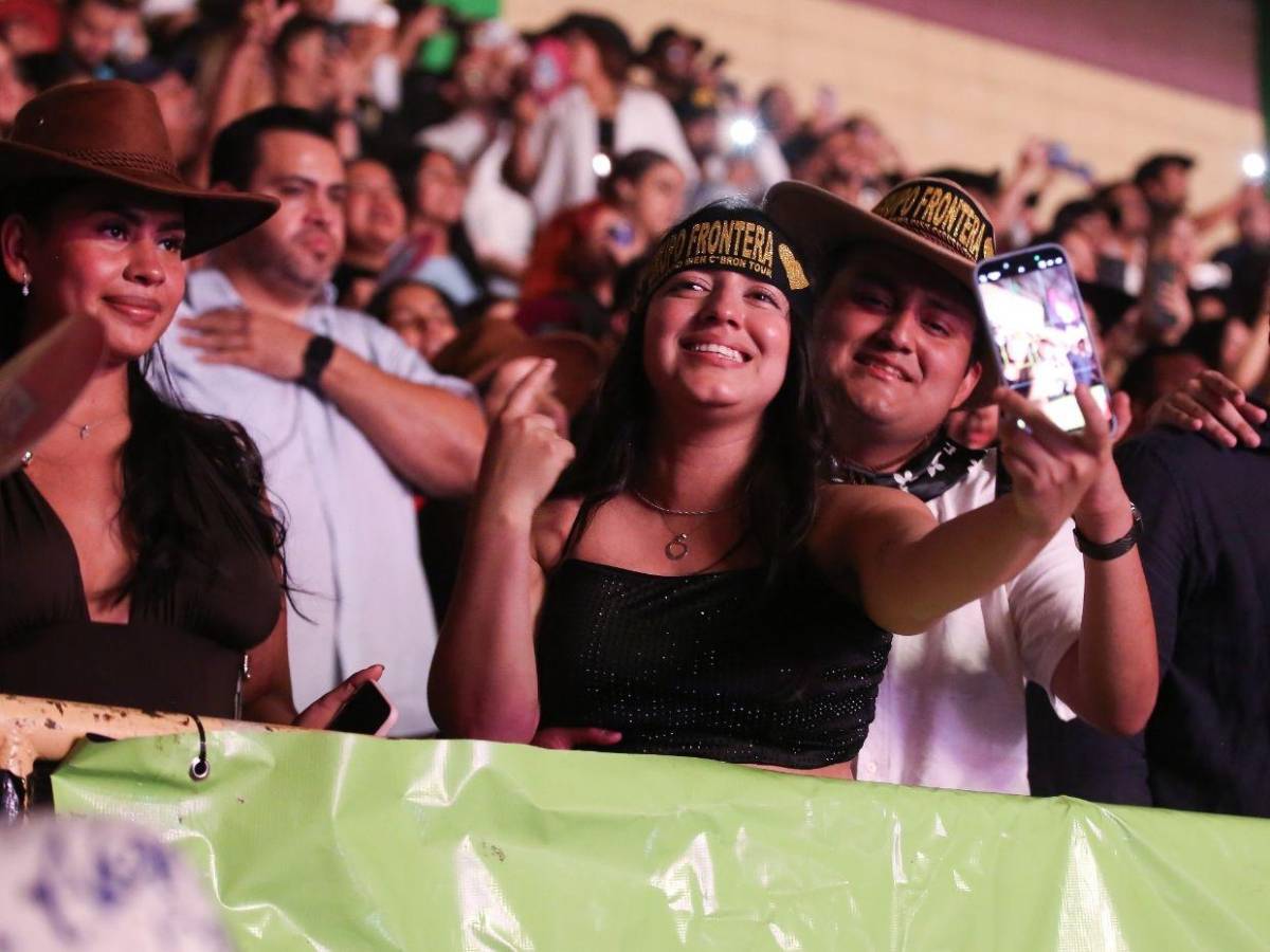 Las mejores postales del concierto de Grupo Frontera en Honduras
