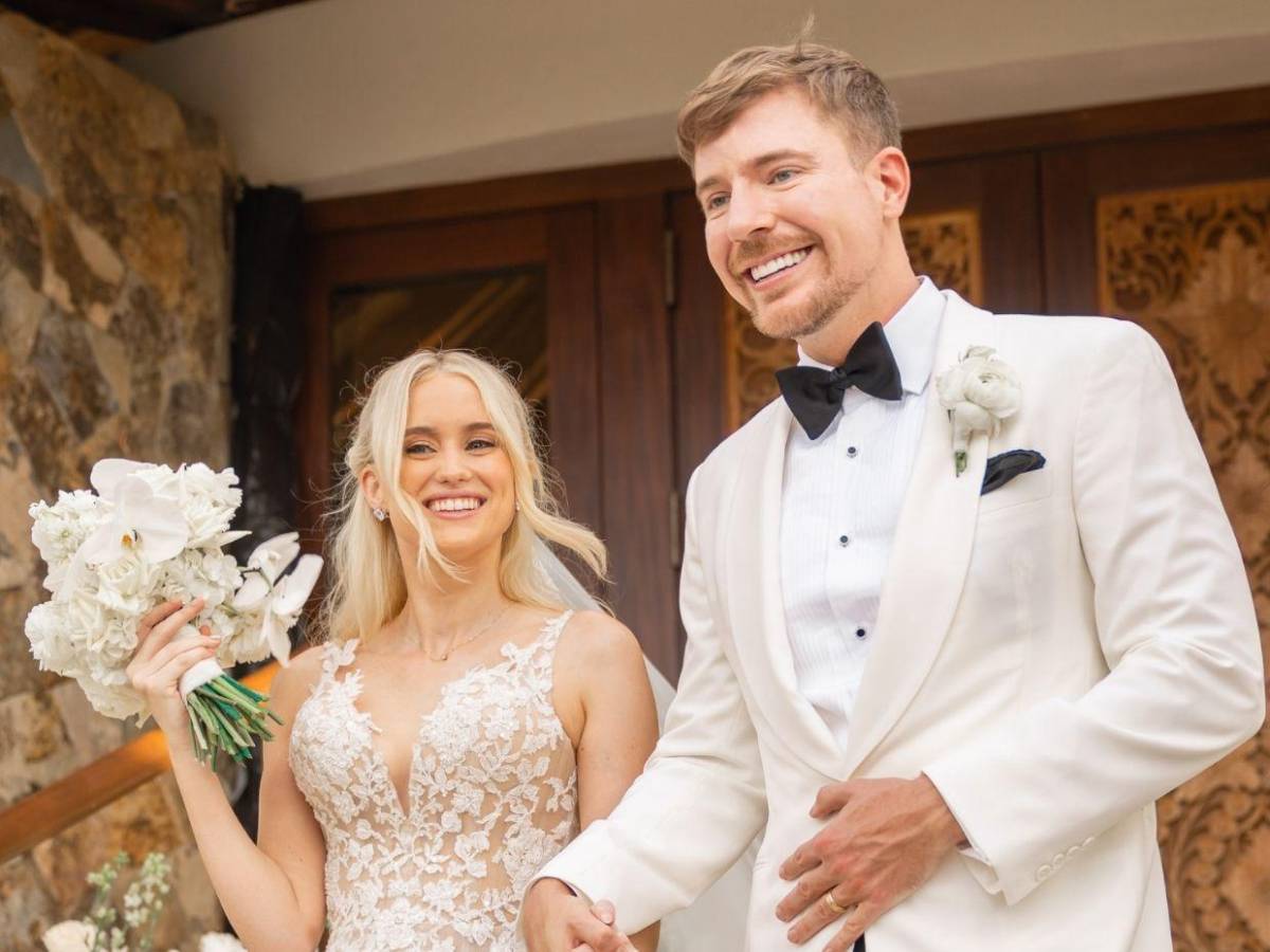 MrBeast revela las primeras fotografías de su íntima boda con Thea Booysen