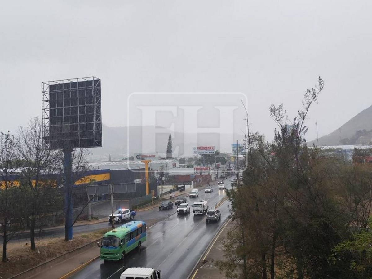 Inicio de semana fresco: Llueve sobre la capital este lunes